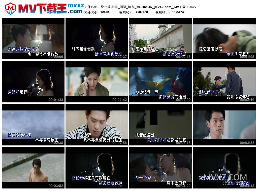 徐云霄-指纹_国语_流行_MD202345